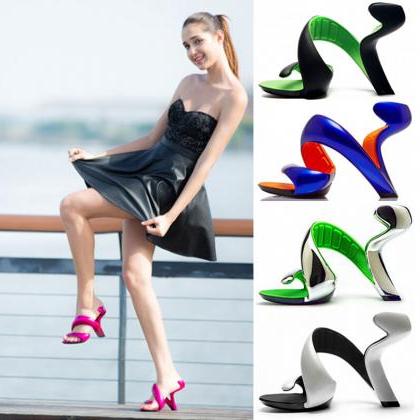 Fashion And Personality Peep-toe Hollow-out The..