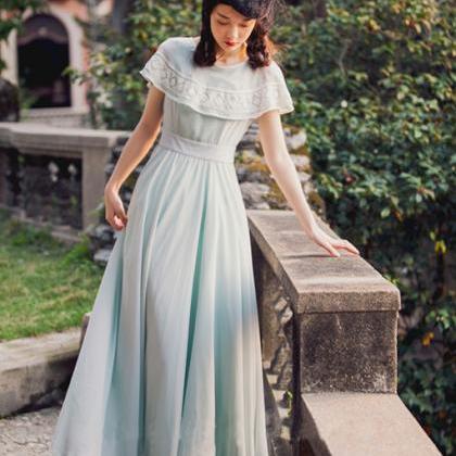 Elegant Vintage Inspired Long Dress