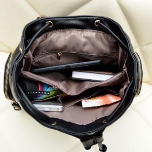 Fashion Black Mini Backpack