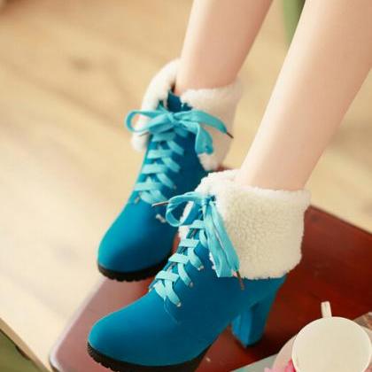 Institute Of Sweet Wind Waterproof With Lace-up..