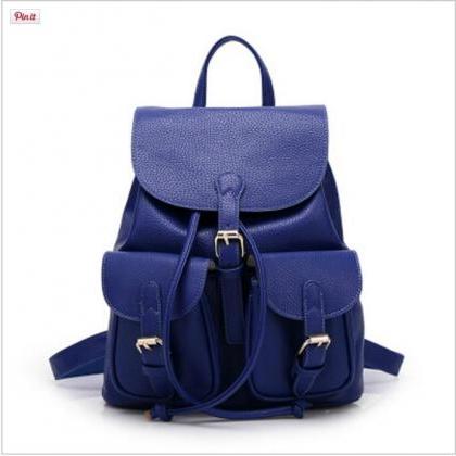 PU Leather Backpack / Rucksack with..