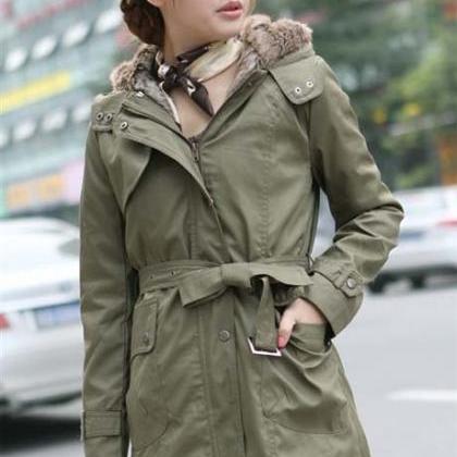 High Quality Army Green Coat
