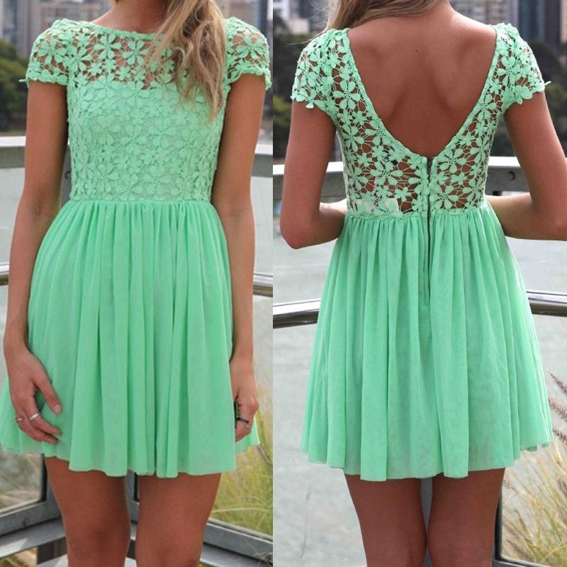 mint green summer dress