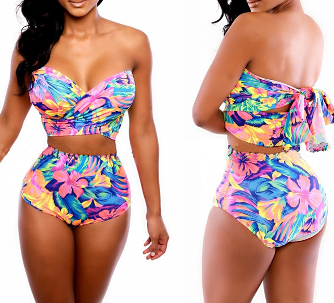 Printed Two-piece Swimsuit
