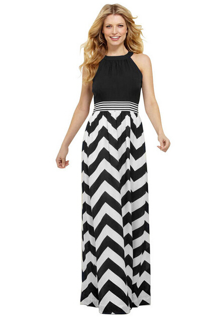 Wave Stripe Dress on Luulla